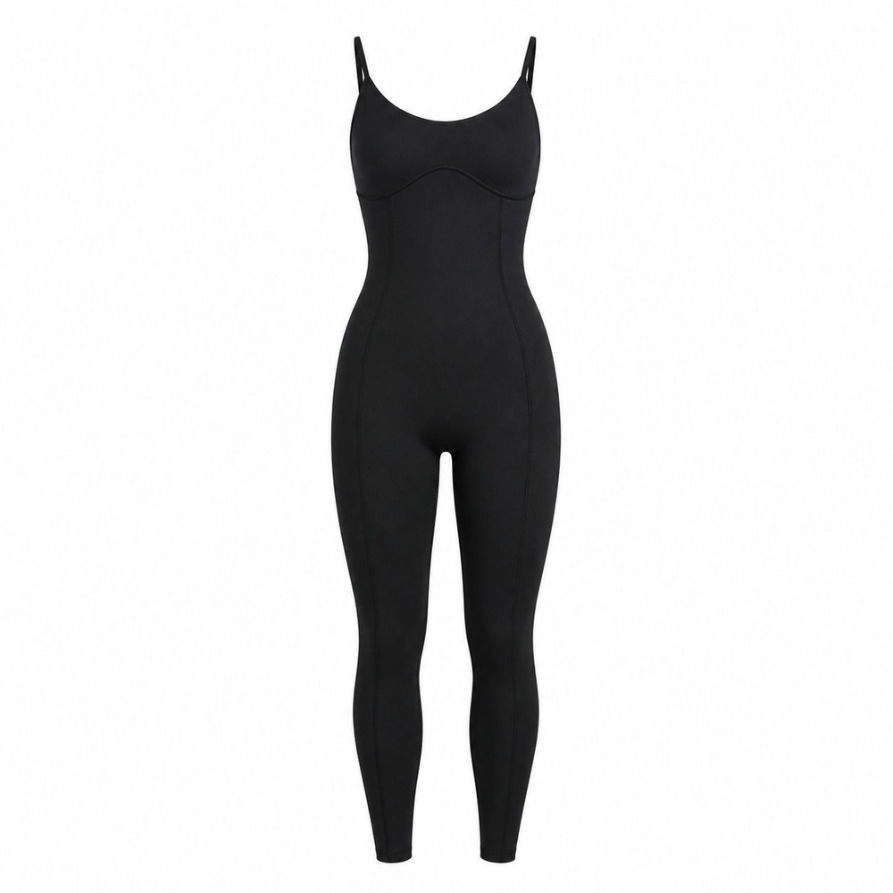 Gymshark Elevate‎ All-In-One Bodysuit Black XS B9A1R Jumpsuit Unitard NWOT